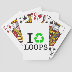 Ich Recycelte Loops Spielkarten