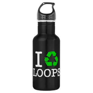 Ich Recycelte Loops Trinkflasche