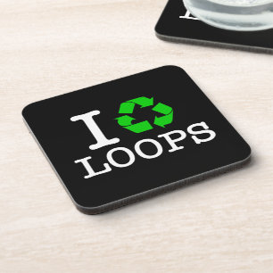 Ich Recycelte Loops Untersetzer