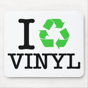 Ich Recycelte Vinyl Mousepad