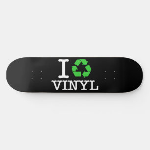 Ich Recycelte Vinyl Skateboard