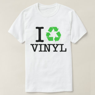 Ich Recycelte Vinyl T-Shirt