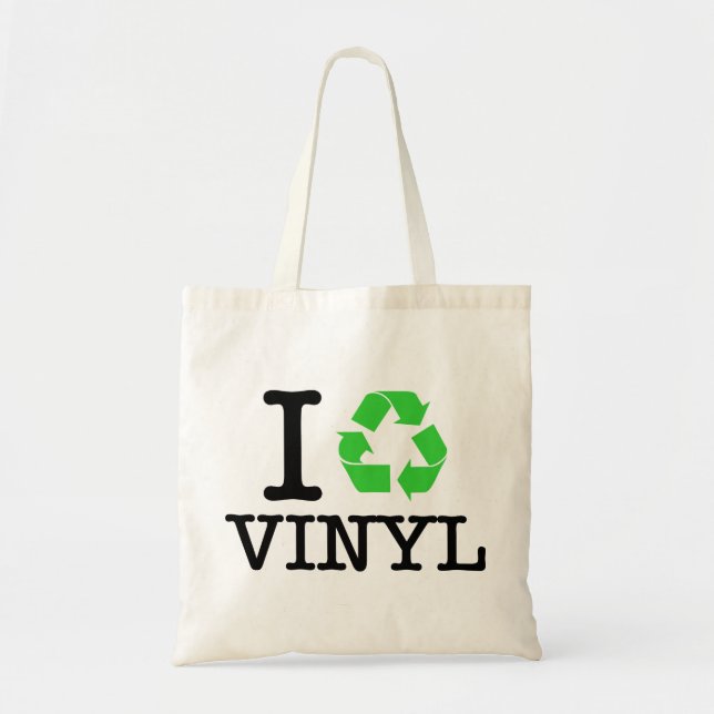 Ich Recycelte Vinyl Tragetasche (Vorne)
