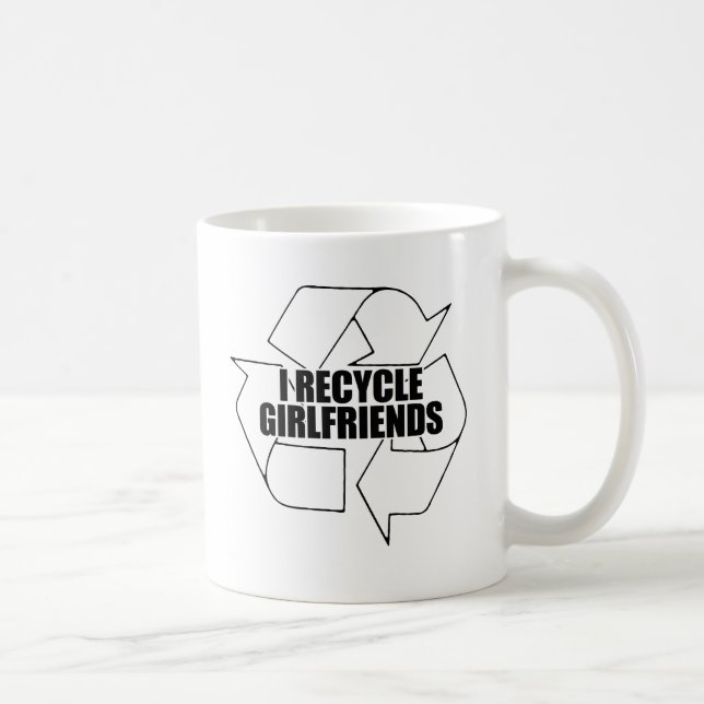 Ich recycle Freundinnen Tasse (Rechts)