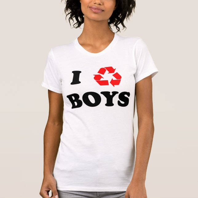 Ich recycle Jungen-T - Shirt (Vorderseite)