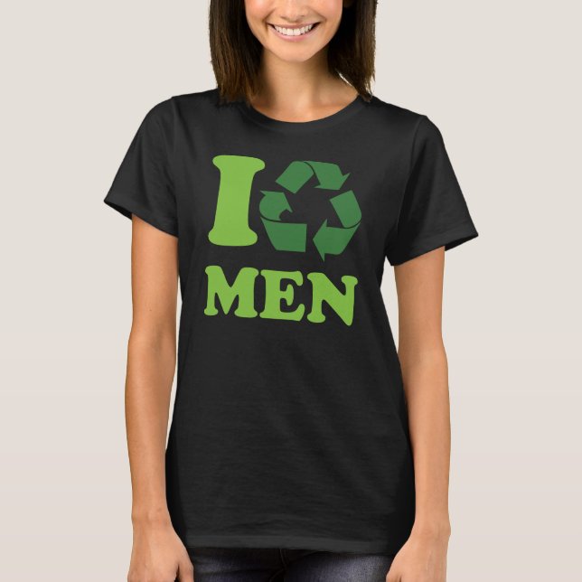 Ich recycle Männer T-Shirt (Vorderseite)