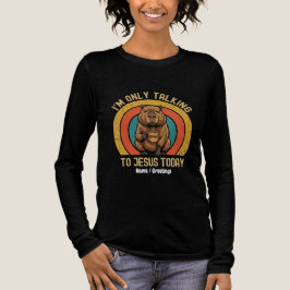 Ich rede heute nur mit Jesus Lustiger Capybara Tri-Blend Shirt