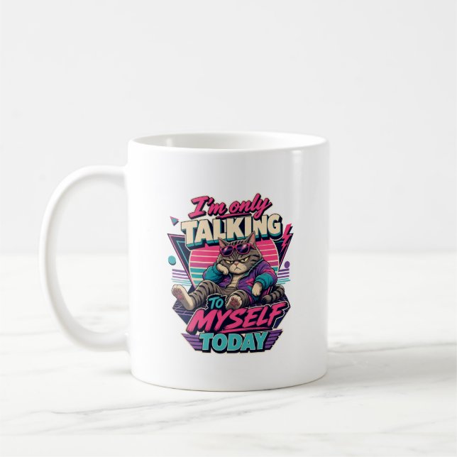 Ich rede heute nur mit mir selbst, Katze Kaffeetasse (Links)