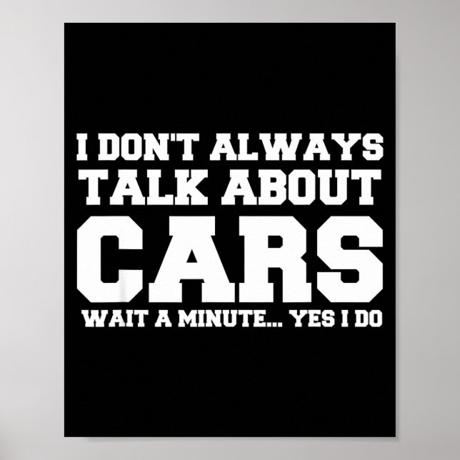 Ich rede nicht immer über ... Autoaufbereitung &  Poster (Vorne)