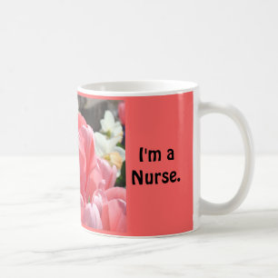 Ich regele es. Ich bin eine Krankenschwester. Tasse