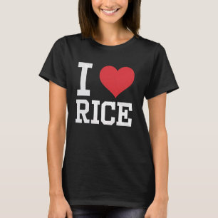 Ich Reis Foodie Geschenk Asiatische Küche Liebhabe T-Shirt