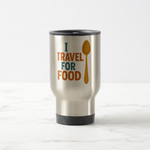 Ich reise für Lebensmittel - Vintages Spoon-Abente Reisebecher