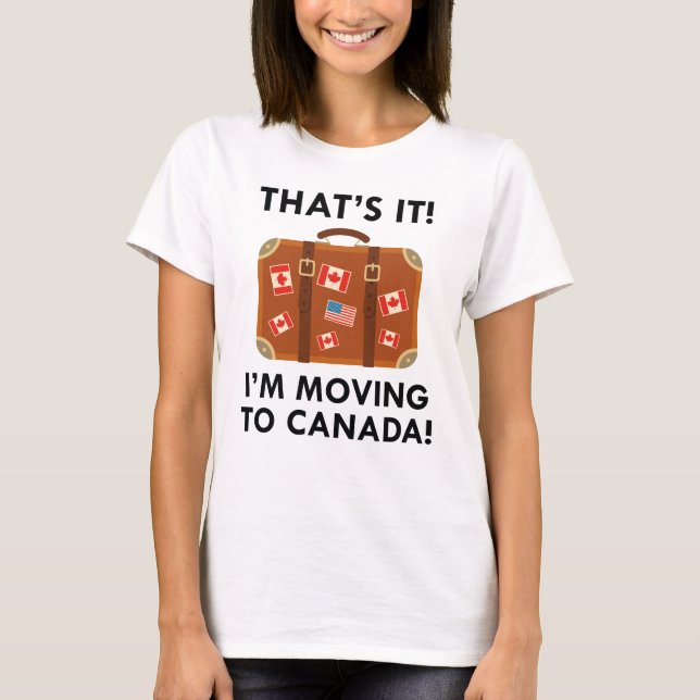Ich reise nach Kanada T-Shirt (Vorderseite)