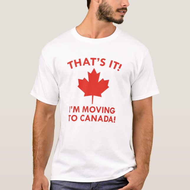 Ich reise nach Kanada T-Shirt (Vorderseite)
