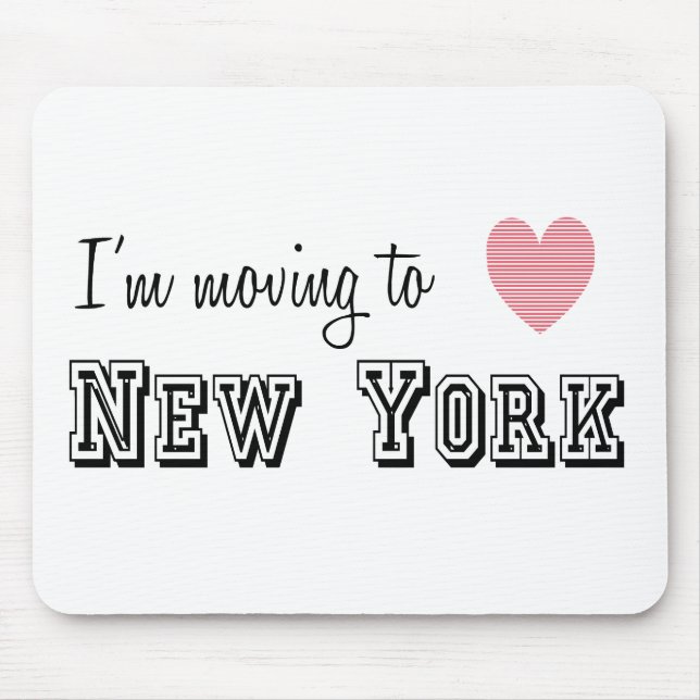 Ich reise nach New York Mousepad (Vorne)
