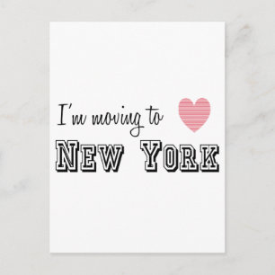 Ich reise nach New York Postkarte