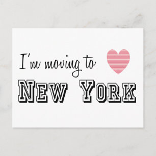 Ich reise nach New York Postkarte