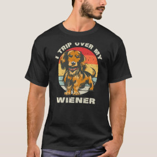 Ich reise über meine Dackel Niedliche Dackel Hund T-Shirt