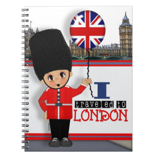 Ich reiste zu London-Notizbuch Notizblock