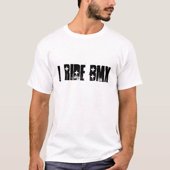 ich reite bmx T-Shirt (Vorderseite)