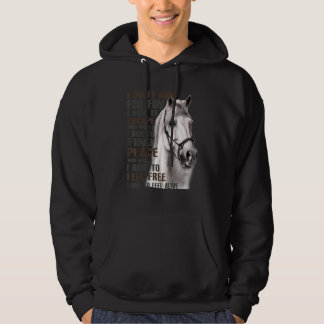 Ich reite nicht zum Vergnügen, ich reite, um diese Hoodie