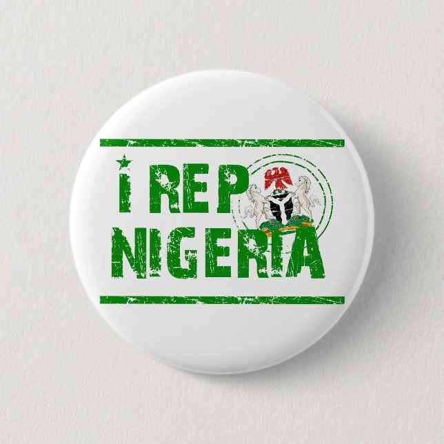 Ich reite Nigeria Button (Vorderseite)