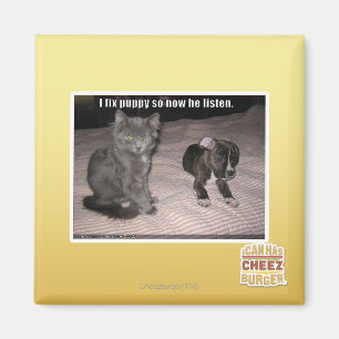 Ich repariere Welpen Magnet