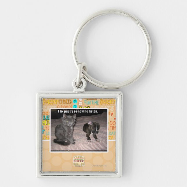 Ich repariere Welpen Schlüsselanhänger (Vorne)