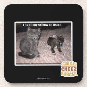 Ich repariere Welpen Untersetzer