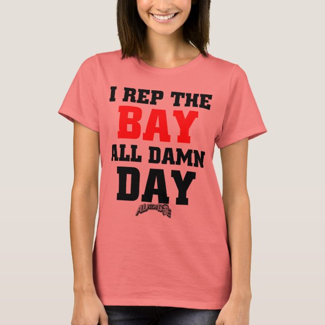 Ich reproduziere den "Bay Ringer" T-Shirt (Vorderseite)