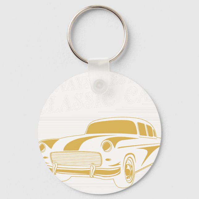 Ich restauriere nicht immer Oldtimer, oh doch, war Schlüsselanhänger (Vorderseite)