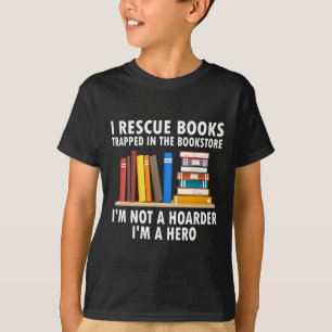 Ich rette Bücher, die im Buchladen gefangen sind L T-Shirt