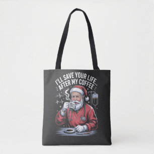 Ich rette Ihr Leben nach meinem Kaffee-Weihnachtsm