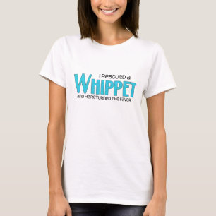 Ich rettete ein Whippet (männlichen Hund) T-Shirt