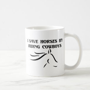 Ich Rettete Pferde durch Cowboys Kaffeetasse