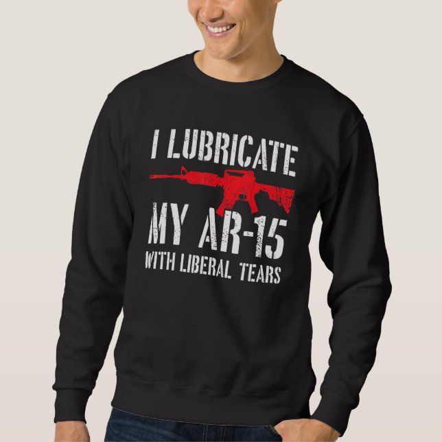 Ich richte meinen Artikel 15 mit liberalen Tränen Sweatshirt (Vorderseite)