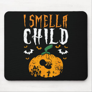 Ich rieche ein Kind Halloween Pumpkin Schwangersch Mousepad