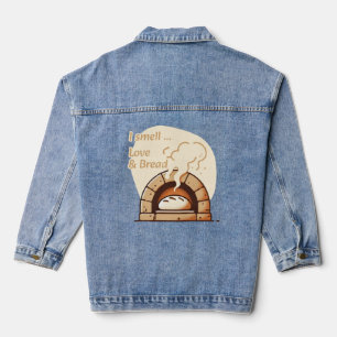 Ich rieche Liebe & Brot Jeansjacke