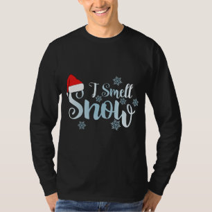 Ich rieche Schnee, niedliche Schneeflocken schneeb T-Shirt