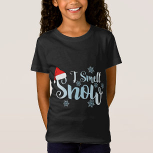 Ich rieche Schnee, niedliche Schneeflocken schneeb T-Shirt