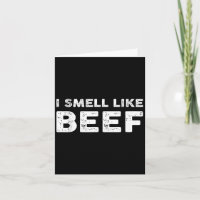 Ich rieche wie Rindfleisch Funny Meme Steak Fleisc