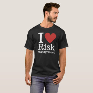 Ich ❤️ Risikomanagement für Mitarbeiter CUSTOM Men T-Shirt