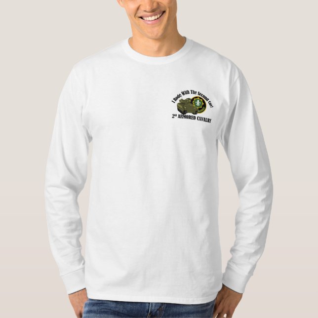 Ich ritt mit dem 2. ACR!  Bradley T-Shirt (Vorderseite)