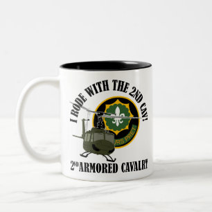 Ich ritt mit dem 2. ACR Zweifarbige Tasse