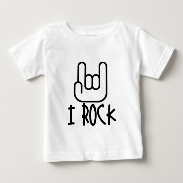 Ich Rock! Baby T-shirt (Vorderseite)