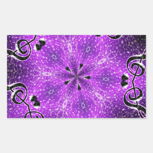 Ich Rock, du Rock!_ Rechteckiger Aufkleber