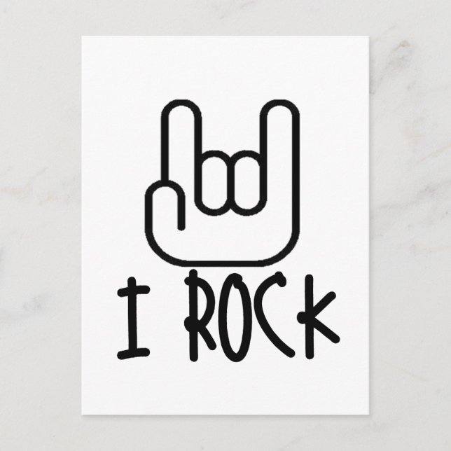 Ich Rock! Postkarte (Vorderseite)