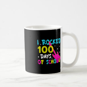 Ich rockte 100 Tage der 100. School Gitarrenmusik Kaffeetasse