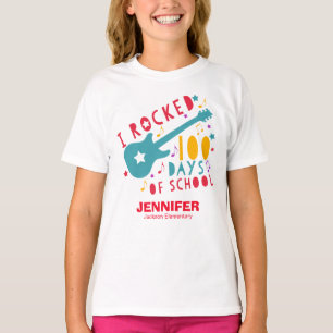 Ich rockte 100 Tage der Schule Niedlich Funny T-Shirt