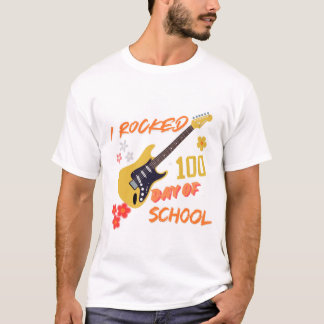 Ich rockte 100 Tage Schul-T-Shirt, Schulzeit-Shirt T-Shirt